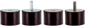 Rubber Endstop Buffers cylindrical