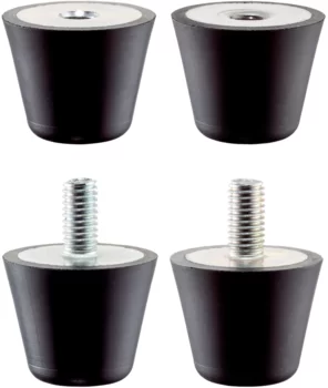 Rubber Endstop Buffers truncated cone form