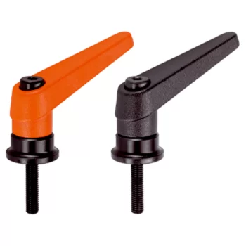 Adjustable Clamping Levers with axial bearing, with screw