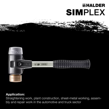                                             SIMPLEX soft-face mallets Copper / soft metal; with reinforced cast iron housing and fibre-glass handle
 IM0015167 Foto ArtGrp Zusatz en
