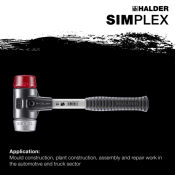                                             SIMPLEX soft-face mallets Plastic / soft metal; with reinforced cast iron housing and fibre-glass handle
 IM0015189 Foto ArtGrp Zusatz en
