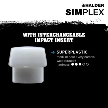                                             Em­bout su­per­plas­tique pour maillet de fendage SIMPLEX
 IM0015295 Foto ArtGrp Zusatz en
