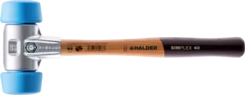                                             SIMPLEX soft-face mallets, 50:40 TPE-soft; with aluminium housing and high-quality wooden handle
 IM0008946 Foto ArtGrp
