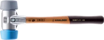                                             SIMPLEX soft-face mallets, 50:40 TPE-soft / TPE-mid; with aluminium housing and high-quality wooden handle
 IM0015640 Foto ArtGrp
