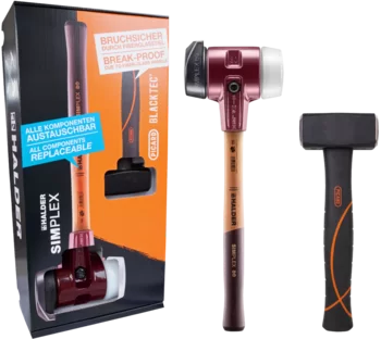                                             Promo Plus Box Dreamteam Construction SIMPLEX soft-face mallet D80, rubber composition with "stand-up" / superplastic and PICARD mining sledge BlackTec®
 IM0014688 Foto Uebersicht
