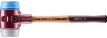                                             Maillet SIMPLEX TPE souple / TPE moyen; avec boîtier en fonte malléable et manche en bois
 IM0014532 Foto
