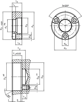                                            Locating Bushings for positioning clamping pins, for screw fit
 IM0005496 Zeichnung
