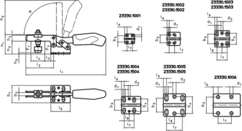                                 Accessories for: 23330. Horizontal Toggle Clamps with horizontal base
 IM0009048 Zeichnung
